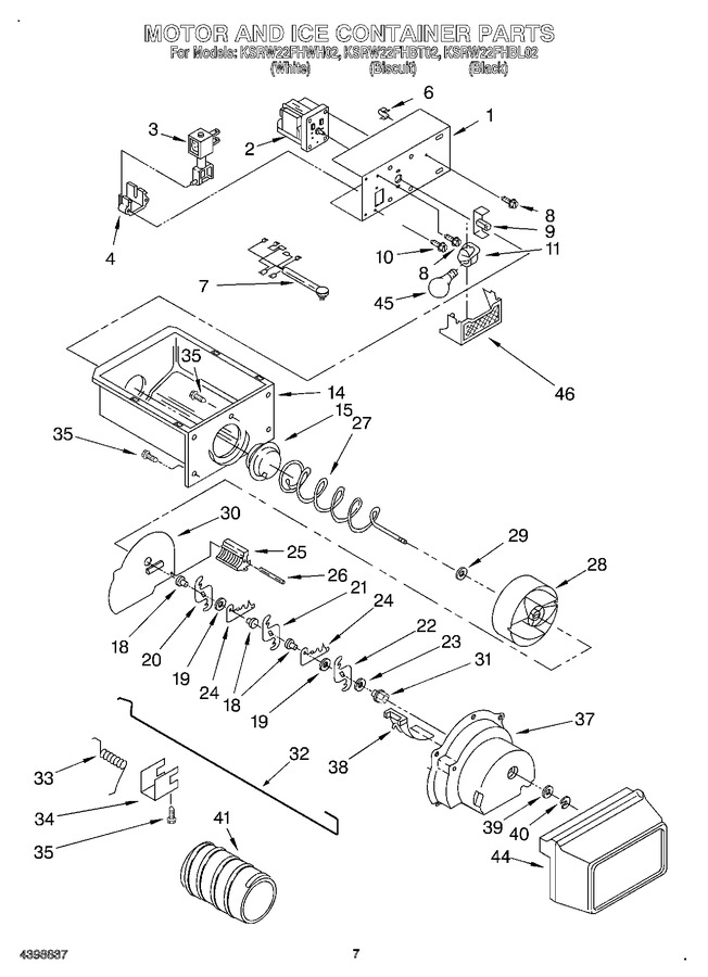 Diagram for KSRW22FHWH02