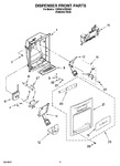 Diagram for 08 - Dispenser Front Parts