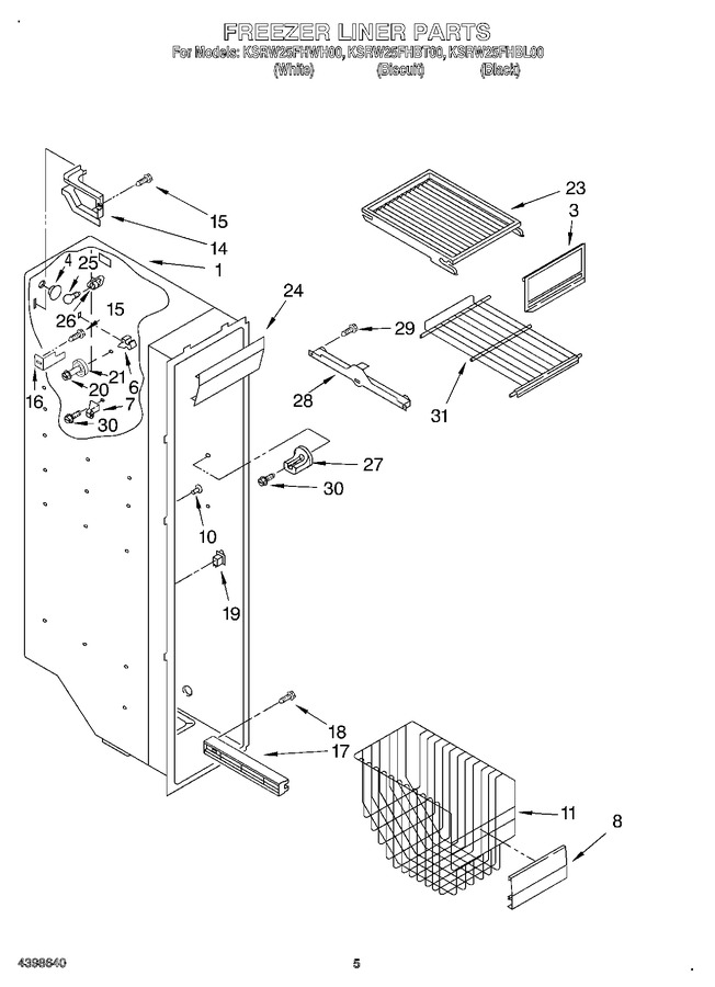 Diagram for KSRW25FHBT00