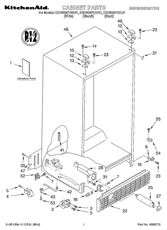 Diagram for KSRW25FHWH01