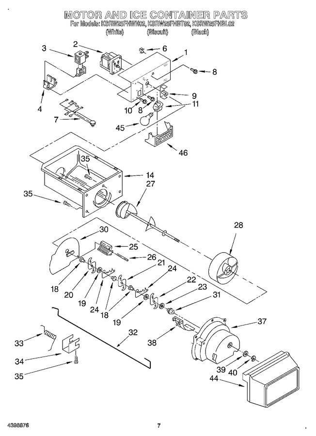 Diagram for KSRW25FHWH02