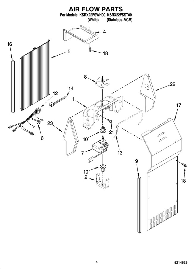 Diagram for KSRX22FSWH00