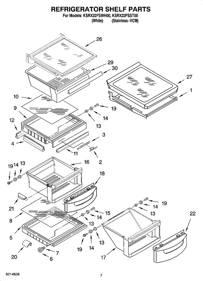 Diagram for KSRX22FSWH00