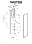 Diagram for 08 - Freezer Door Parts