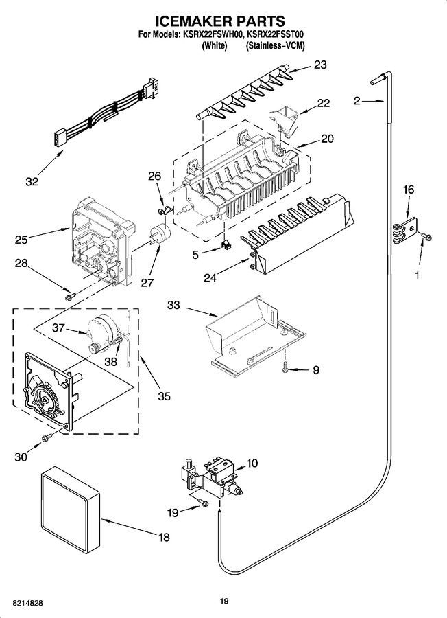 Diagram for KSRX22FSST00