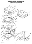 Diagram for 05 - Refrigerator Shelf Parts