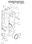 Diagram for 02 - Refrigerator Liner Parts