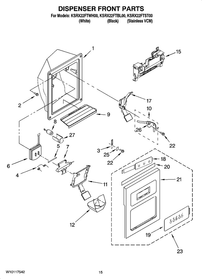 Diagram for KSRX22FTBL00