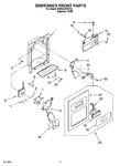 Diagram for 08 - Dispenser Front Parts