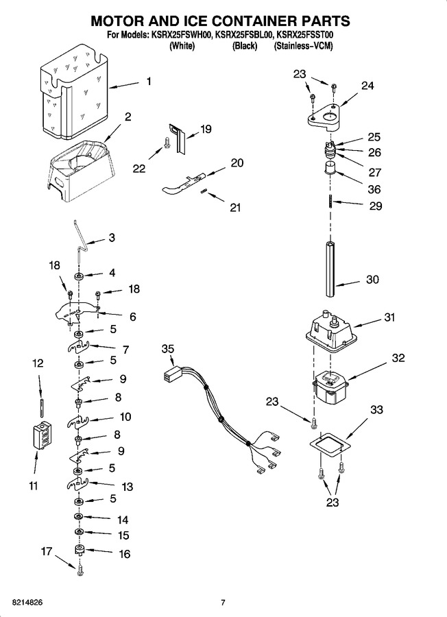 Diagram for KSRX25FSST00