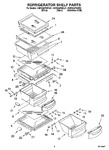 Diagram for 03 - Refrigerator Shelf Parts