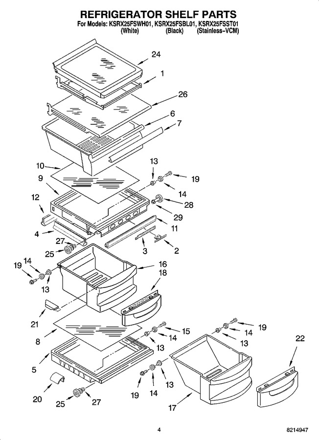 Diagram for KSRX25FSBL01