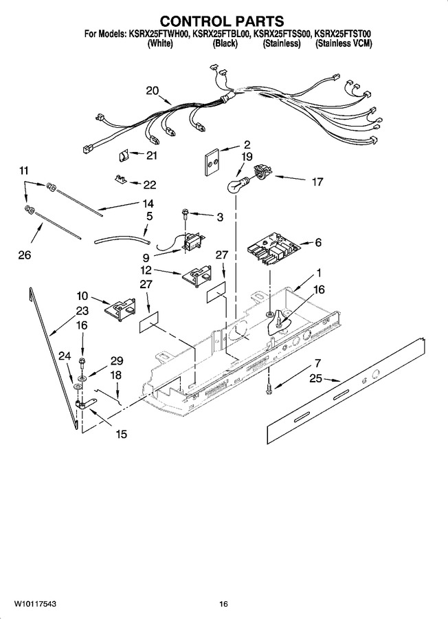 Diagram for KSRX25FTWH00