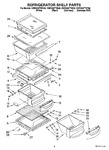 Diagram for 03 - Refrigerator Shelf Parts