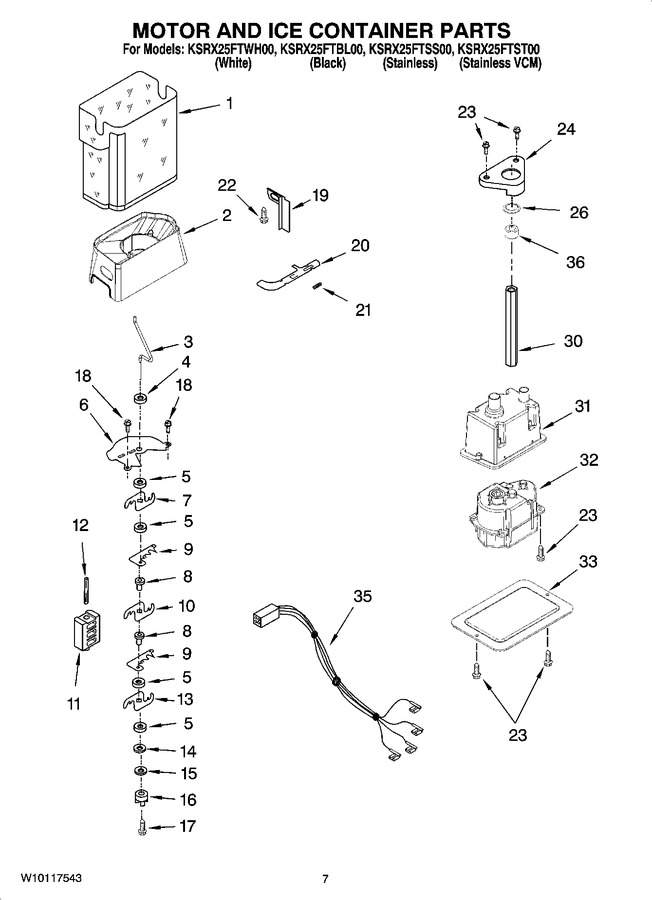 Diagram for KSRX25FTSS00