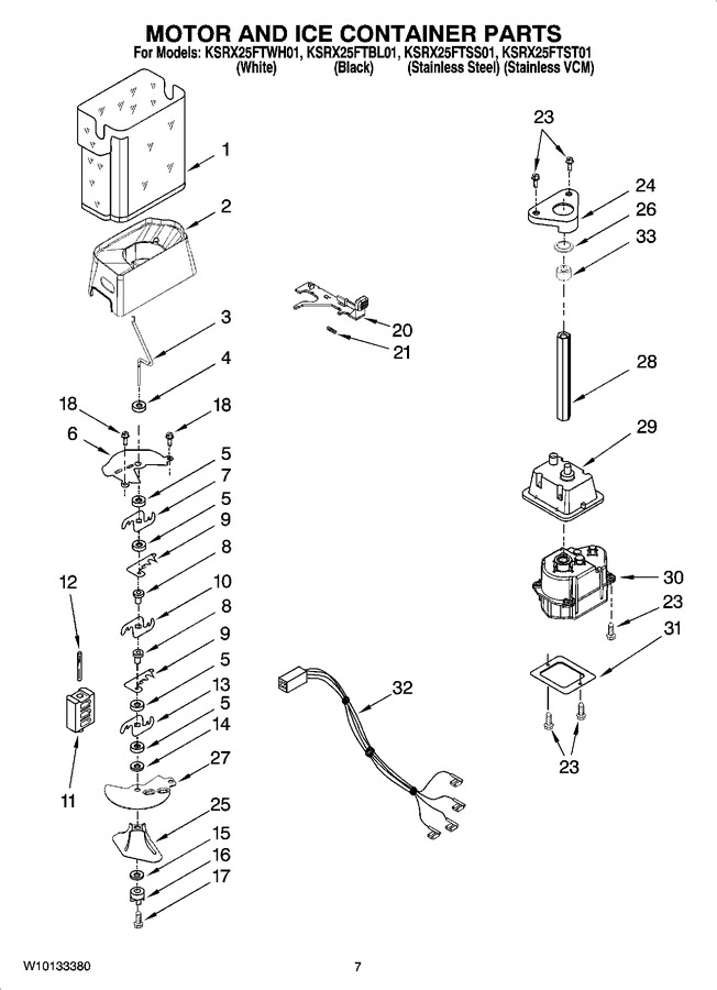 Diagram for KSRX25FTSS01