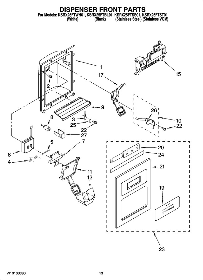 Diagram for KSRX25FTSS01