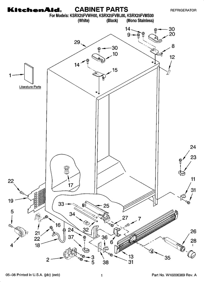 Diagram for KSRX25FVMS00