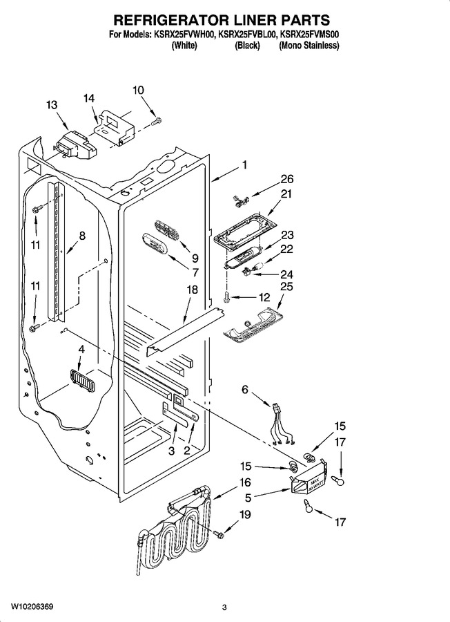 Diagram for KSRX25FVMS00