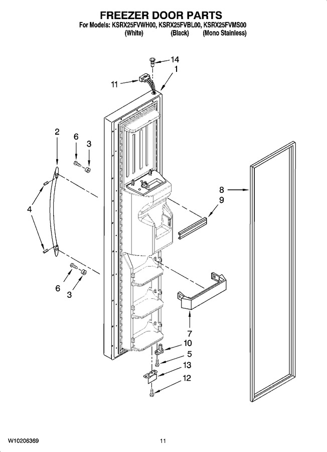 Diagram for KSRX25FVWH00