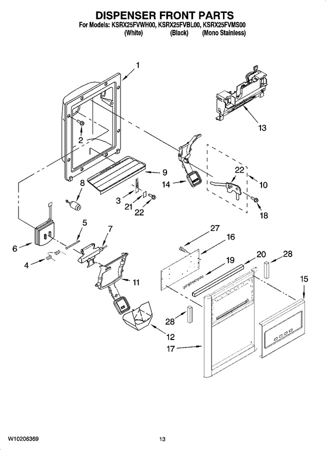 Diagram for KSRX25FVBL00