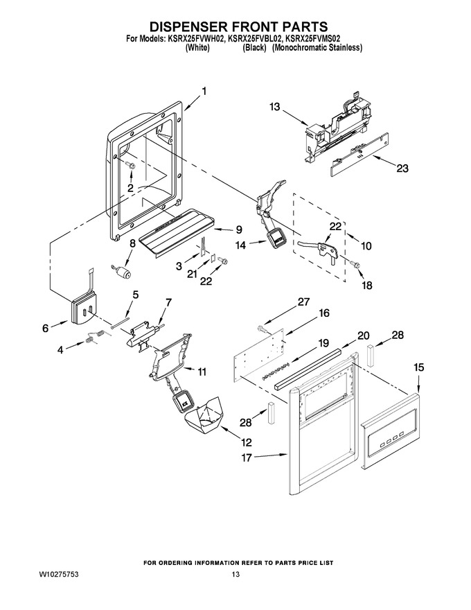 Diagram for KSRX25FVBL02