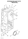 Diagram for 02 - Refrigerator Liner Parts