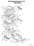 Diagram for 03 - Refrigerator Shelf Parts