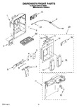 Diagram for 08 - Dispenser Front Parts