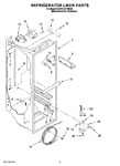 Diagram for 02 - Refrigerator Liner Parts