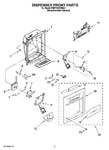 Diagram for 08 - Dispenser Front Parts