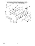 Diagram for 05 - Refrigerator Control Panel