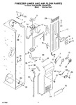 Diagram for 08 - Freezer Liner And Air Flow