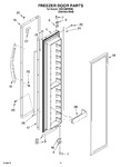 Diagram for 10 - Freezer Door Parts