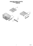 Diagram for 03 - Freezer Shelf Parts