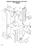 Diagram for 08 - Freezer Liner And Air Flow Parts