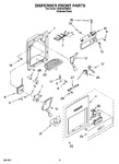 Diagram for 12 - Dispenser And Front Parts