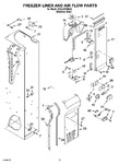 Diagram for 08 - Freezer Liner And Air Flow Parts