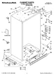 Diagram for 01 - Cabinet Parts