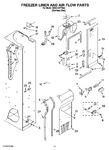 Diagram for 08 - Freezer Liner And Air Flow Parts