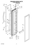 Diagram for 10 - Freezer Door Parts