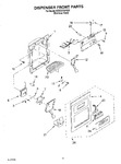 Diagram for 12 - Dispenser Front