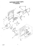 Diagram for 12 - Dispenser Front