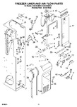 Diagram for 08 - Freezer Liner And Air Flow Parts