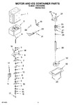 Diagram for 09 - Motor And Ice Container Parts