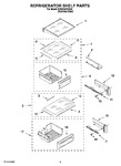 Diagram for 07 - Refrigerator Shelf Parts