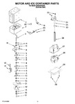 Diagram for 09 - Motor And Ice Container Parts