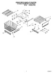 Diagram for 03 - Freezer Shelf Parts