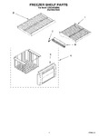 Diagram for 03 - Freezer Shelf Parts