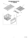 Diagram for 03 - Freezer Shelf Parts